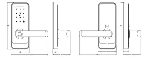 Fechadura Digital G-locks Orion 4000 Smart Plus