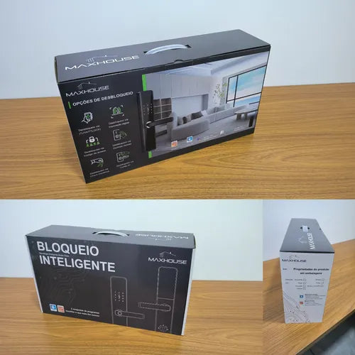 Fechadura Eletrônica Digital Nfc Anatel Smart Lock Maxhouse