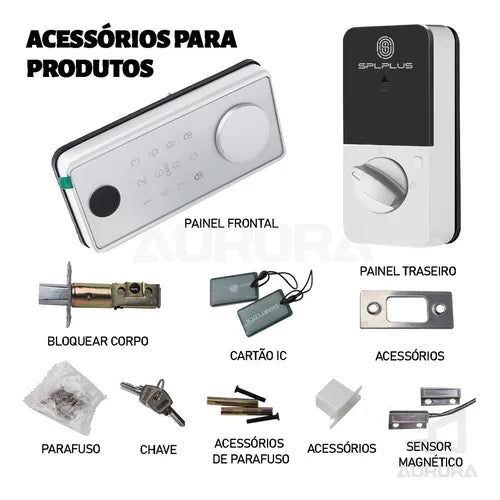 Fechadura Digital Biométrica Eletrônica + Wifi C/senha