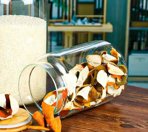 Pote De Vidro Grande 3 Litros Tampa Bambu Biscoito Bolacha
