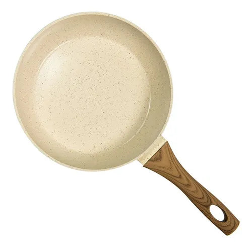 Frigideira Mimo Style Revestimento Cerâmico Fundo Triplo Indução Marmol Cook 22cm