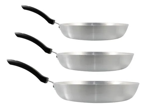 Kit 3 Frigideira Grande Restaurante Profissional Cozinha Industrial 26/28/30