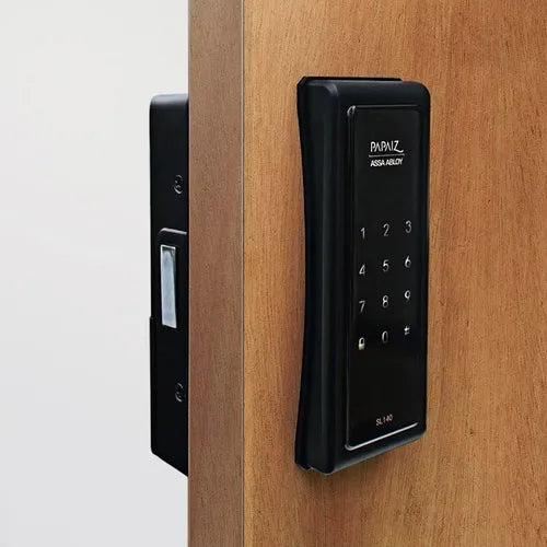 Fechadura Digital Eletrônica Smart Lock Sl140 Preto Papaiz