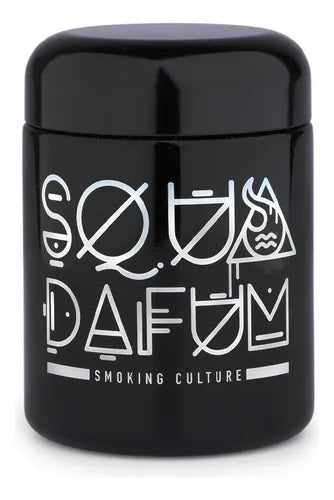 Pote De Vidro Quartzo Squadafum 250ml Uv Holder Hermético