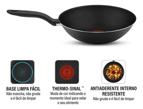 Frigideira Wok 28cm Rochedo Elegance Limited