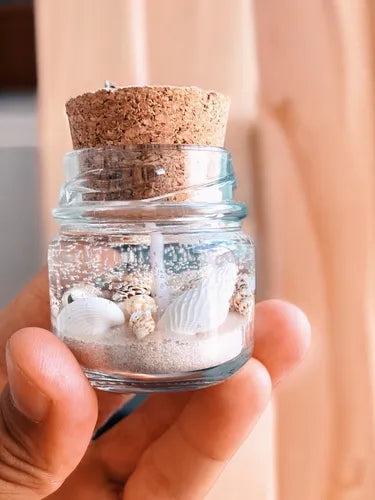 50 Mini Pote De Vidro 40ml Para Velas Doces Tampa De Rolha Cor Transparente