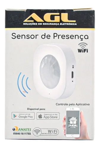 Sensor De Presença Inteligente Wifi Agl