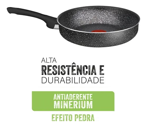 Frigideira Funda Rochedo Stone Pro 24cm