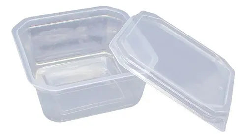 Pote Quadrado 150ml Transparente Pp Prafesta 20 Unidades