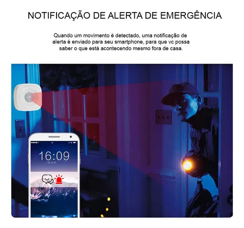 Sensor De Presença Inteligente Pir Tuya Alexa Google Home