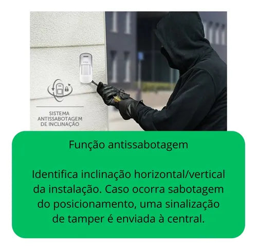 Sensor Movimento Infra Passivo Intelbras Ivp 8000 Ex S/ Fio