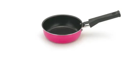 Conjunto De Frigideiras Antiaderente 3 Peças Nacional Cor Rosa