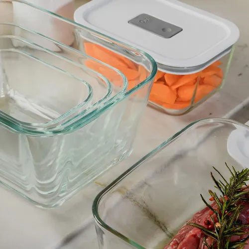 Pote De Vidro Hermético 2,4l Forno Air Fryer Microondas - Ou