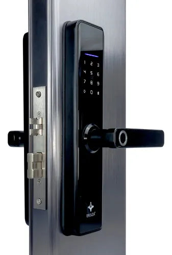Fechadura Inteligente Wifi Biométrica Eletrônica Digital Touch Ekaza EKAV-T229 Tuya Smart Life Preta