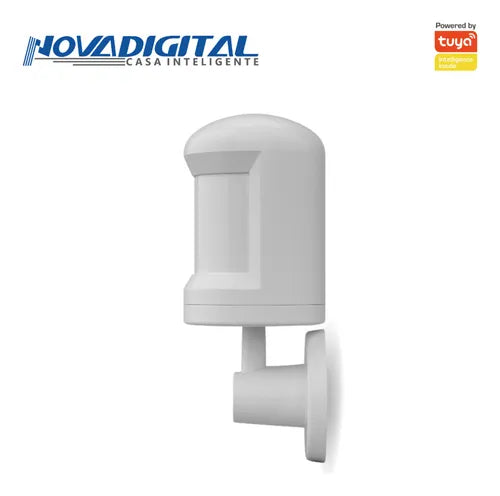 Sensor De Movimento Presença Sem Fio Inteligente Zigbee NovaDigital Tuya Smartlife PIR-ZB Branco