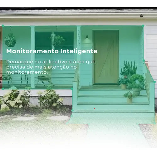 Câmera Inteligente Wifi Novadigital Externa Bateria Solar HD Nuvem IA IP Alexa APP Exclusivo Vico Home