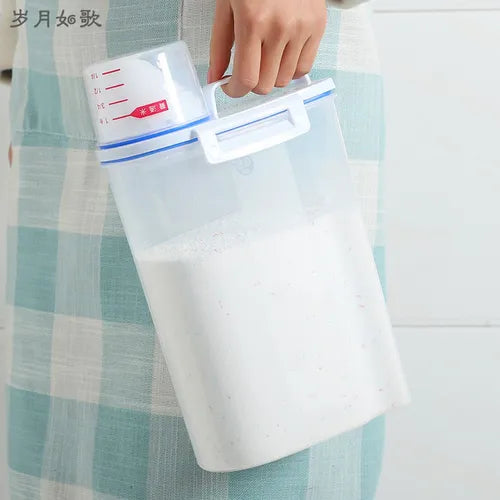 Dispenser 2 Litros Pote Hermetico Com Tampa Mantimentos Cor Transparente