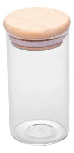 8 Potes Wolff Em Borossilicato Com Tampa 500ml/120ml