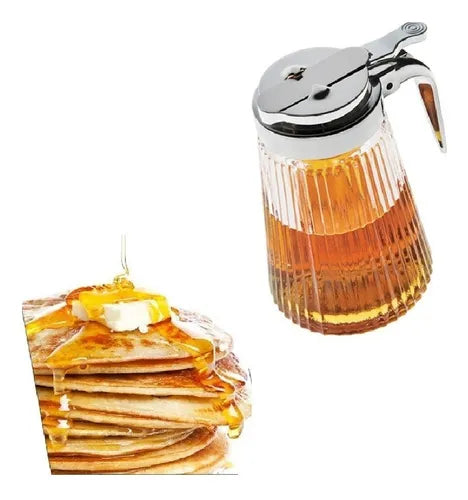 Porta Mel De Vidro Com Dosador 12 Cm - Euro