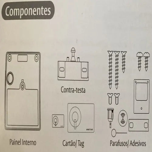 Fechadura Eletrônica Invisível Para Moveis - Ppz-1002 Papaiz