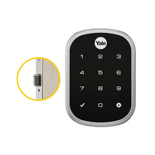 Fechadura Digital Eletrônica Yale Yrd 256 Rolete Com Senha