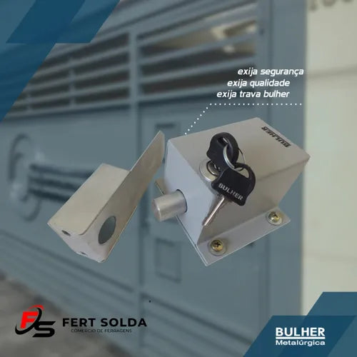 Trava Elétrica Portão Eletrônico 220v Basculante Bulher