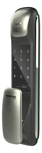 Fechadura Digital Fr 630 Senha Protegida Cinza Intelbras