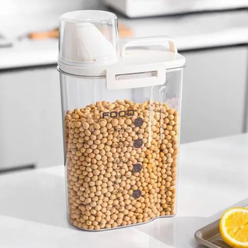Pote Acrílico Dispenser Retangular 2,5l Com Tampa Lavanderia