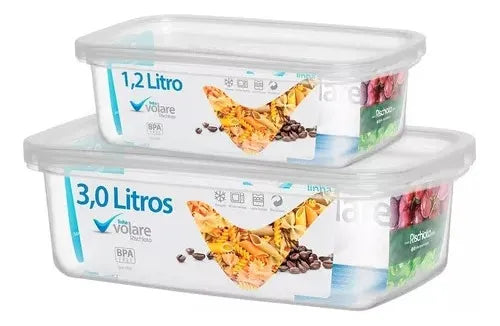 Kit 2 Potes 1,2 L E 3,0 L Volare Presídio Rischioto Sap