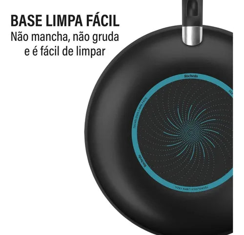 Frigideira Wok 28cm Rochedo Elegance Limited
