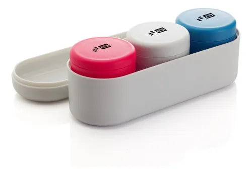 Conjunto De Porta Snacks Bento Petit Cor Branco