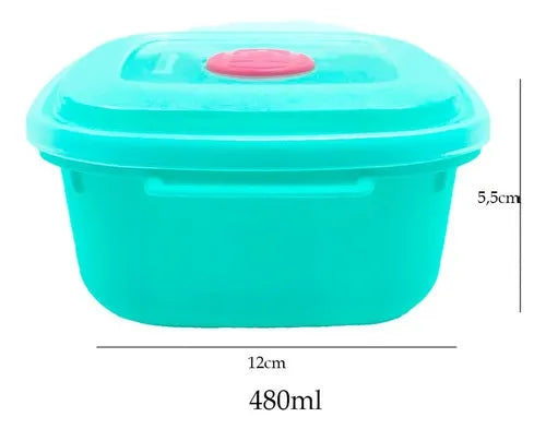 Pote para alimentos hermético Sanremo Marmita Tupperware 480mL