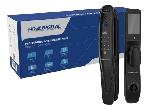 Fechadura Inteligente Leitura Facial Biometria Novadigital