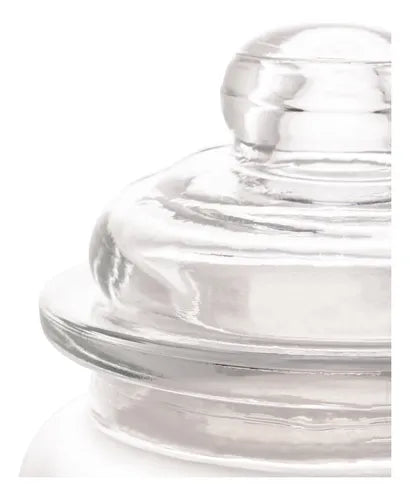 Kit 2 Porta Mantimento Tempero Vidro Arena 260ml