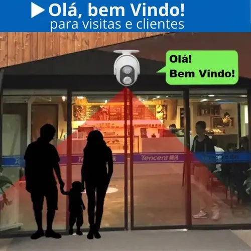 Sensor Presença Alarme Alerta Anunciador Sonoro Porta Aviso