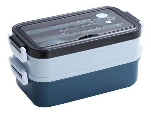 Marmita Dupla Lunch Box Pote Com Divisória Original