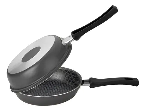Frigideira Omeleteira Hamburgueira Tortilha Batata Rosti Ovo Cor Preta