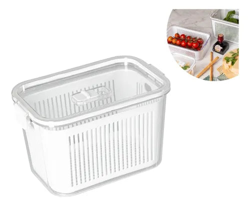 Pote Hermético Multiuso Slim Frutas Saladas 1780 Ml