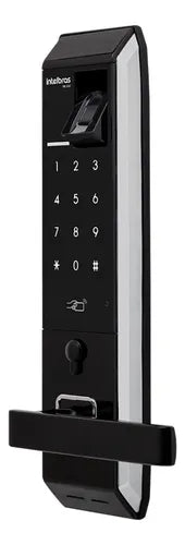 Fechadura Digital Intelbras Fr330 com Senha Teclado Touch Biometria de Embutir