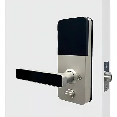 Fechadura Smart Lock Digital Sl100 Preta Com Prata Papaiz