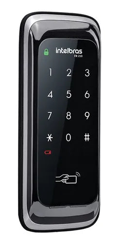Fechadura Digital Com Senha Protegida Fr 210 Preta Intelbras