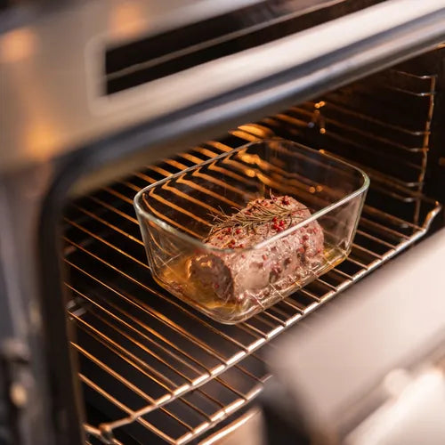 Pote Hermético De Vidro Para Marmita Alimentos Forno 725ml