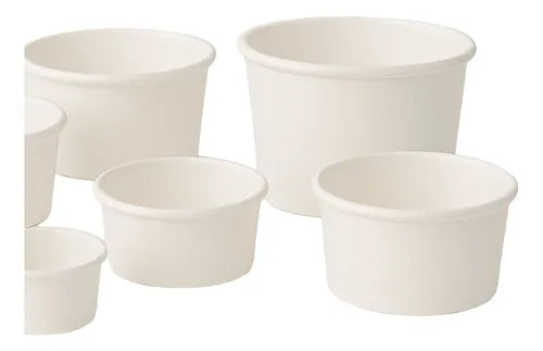 Pote De Papel Bio Açaí/sorvete 180ml C/tampa Cx 50 Unidades