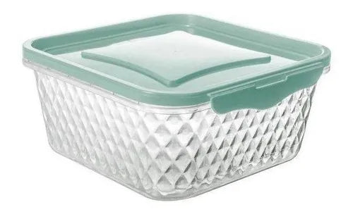 Potes Micro-ondas E Freezer Cristal Tampa Hermética - 3 Uni