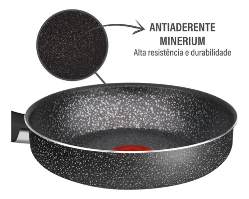 Frigideira Funda Rochedo Stone Pro 24cm