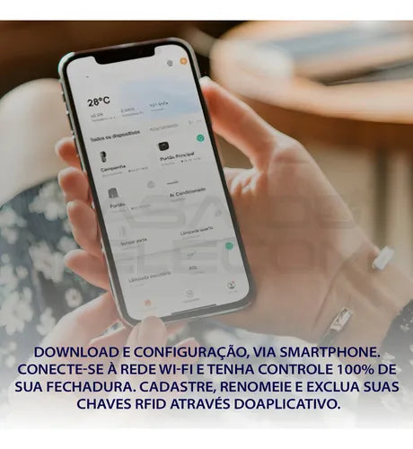 AGL Ultramagic Cor Preto Acabamento Tinta Eletrostática Direção da fechadura Direita/Esquerda