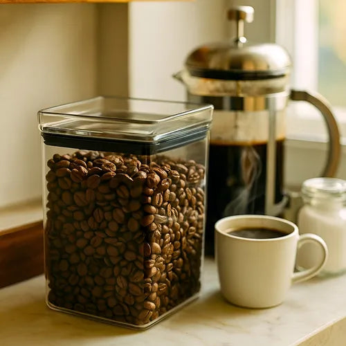 Pote Hermético 1000ml Farinha Açucar Café Alimentos Lumini