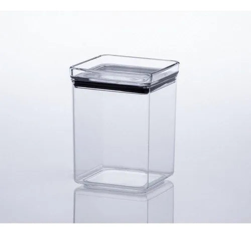 Jogo 2 Potes Herméticos Lumini Quadrado 1000ml - Paramount