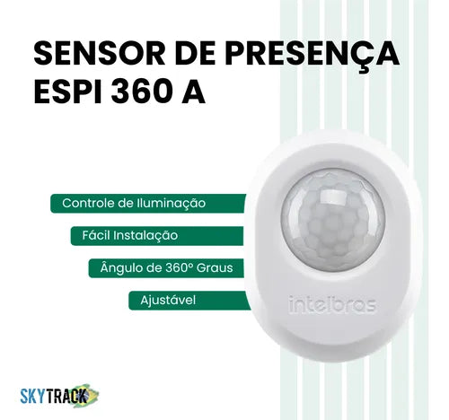 Kit 3x Sensor De Movimento Interruptor Espi 360 A Intelbras